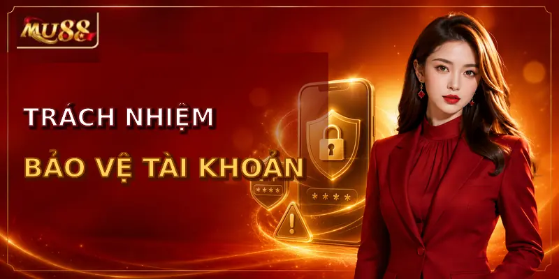 Thành viên cần chủ động thực hiện trách nhiệm bảo vệ tài khoản MU88